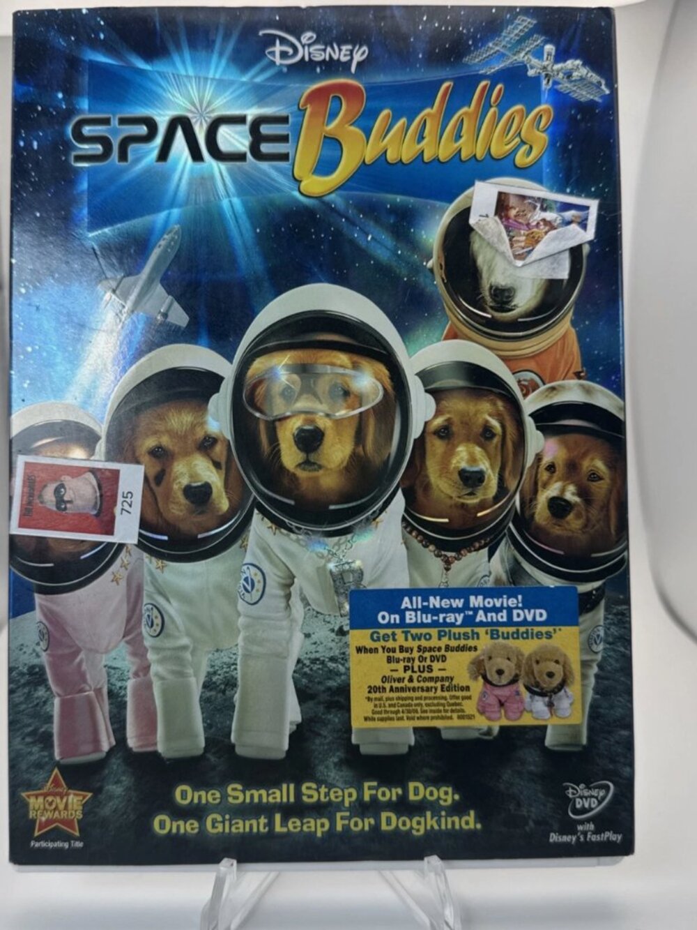 Disney Space Buddies (DVD, 2009) NEW, SEALED Kids Family dogs Slip cover